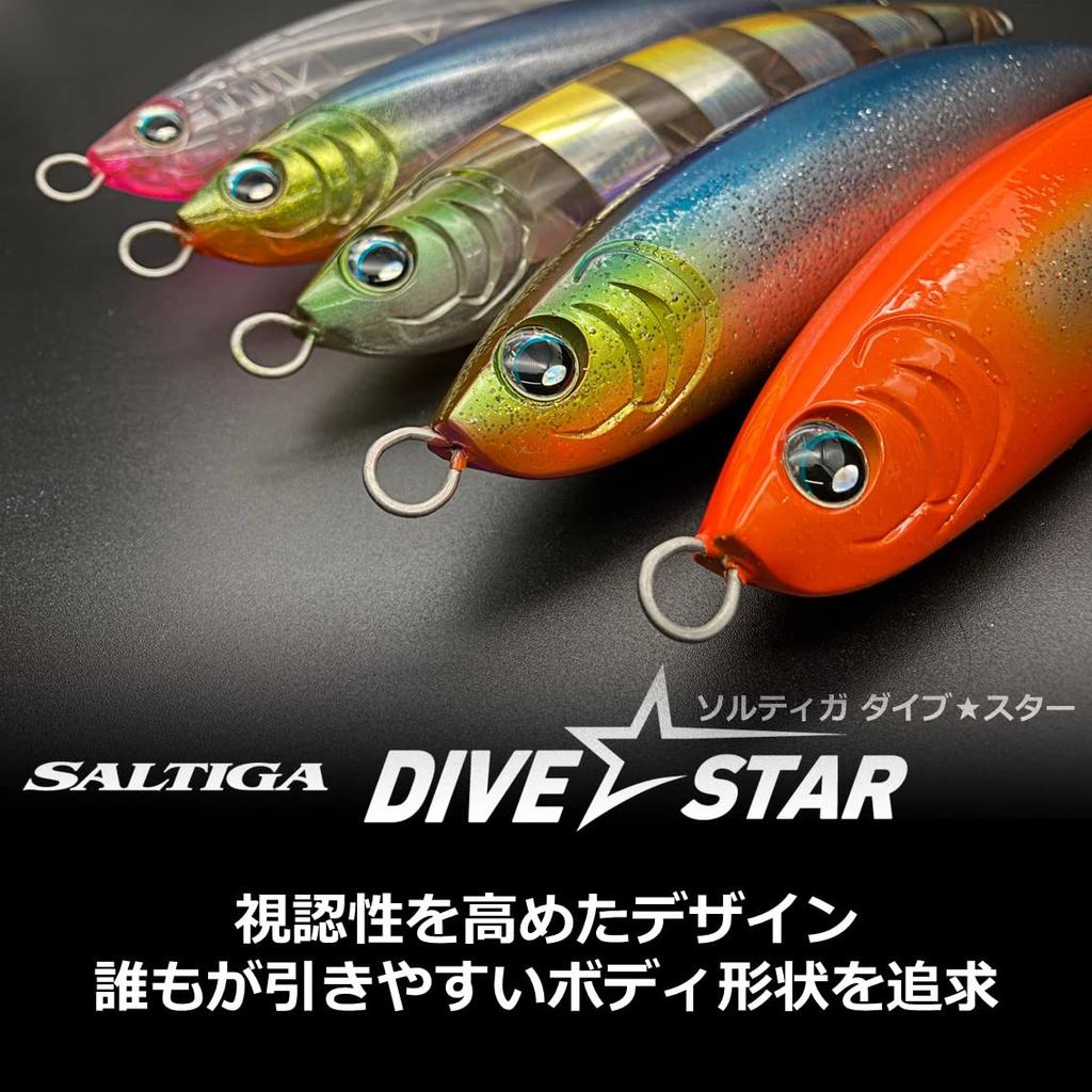 Daiwa Оффшорная приманка Saltiga Dive Star 220F Adele Black Back