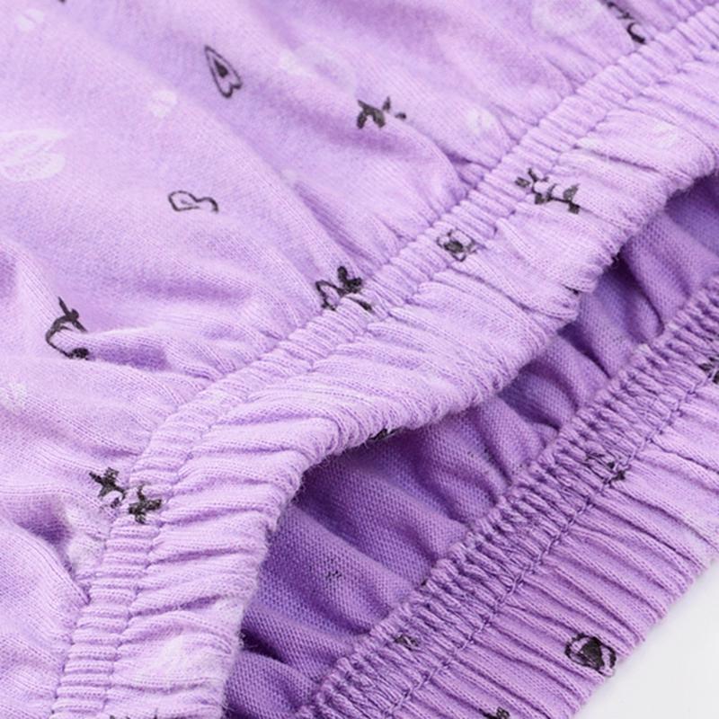 Хорошая мама среднего возраста, большие размеры, треугольное нижнее белье, хлопковое, удобное, женское нижнее белье среднего возраста с принтом, 1 шт.