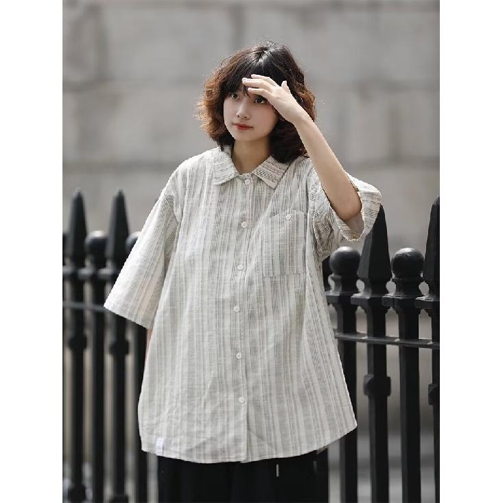 Новая ретро-рубашка для летней мужской одежды, свободный и нишевый дизайн для студентов, забавный мужской топ для верхней одежды