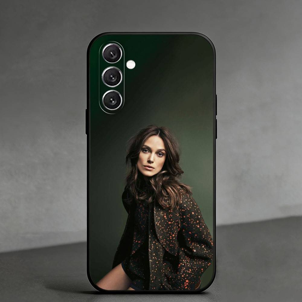 Чехол для телефона K-Keira Knightley для Samsung Galaxy A91,80,73,72 ,71,53,52,32 ,31,22,21s,20, Мягкий черный чехол
