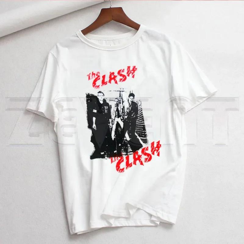 London Calling The Clash Альбом Эстетика Футболки Летние Повседневные Женские Футболки Рукав Женские Топы Футболки