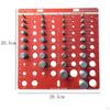 Nut and Bolt Thread Checker Identifier Board Easy To Read Measurement Drill Bit Gauge Standard