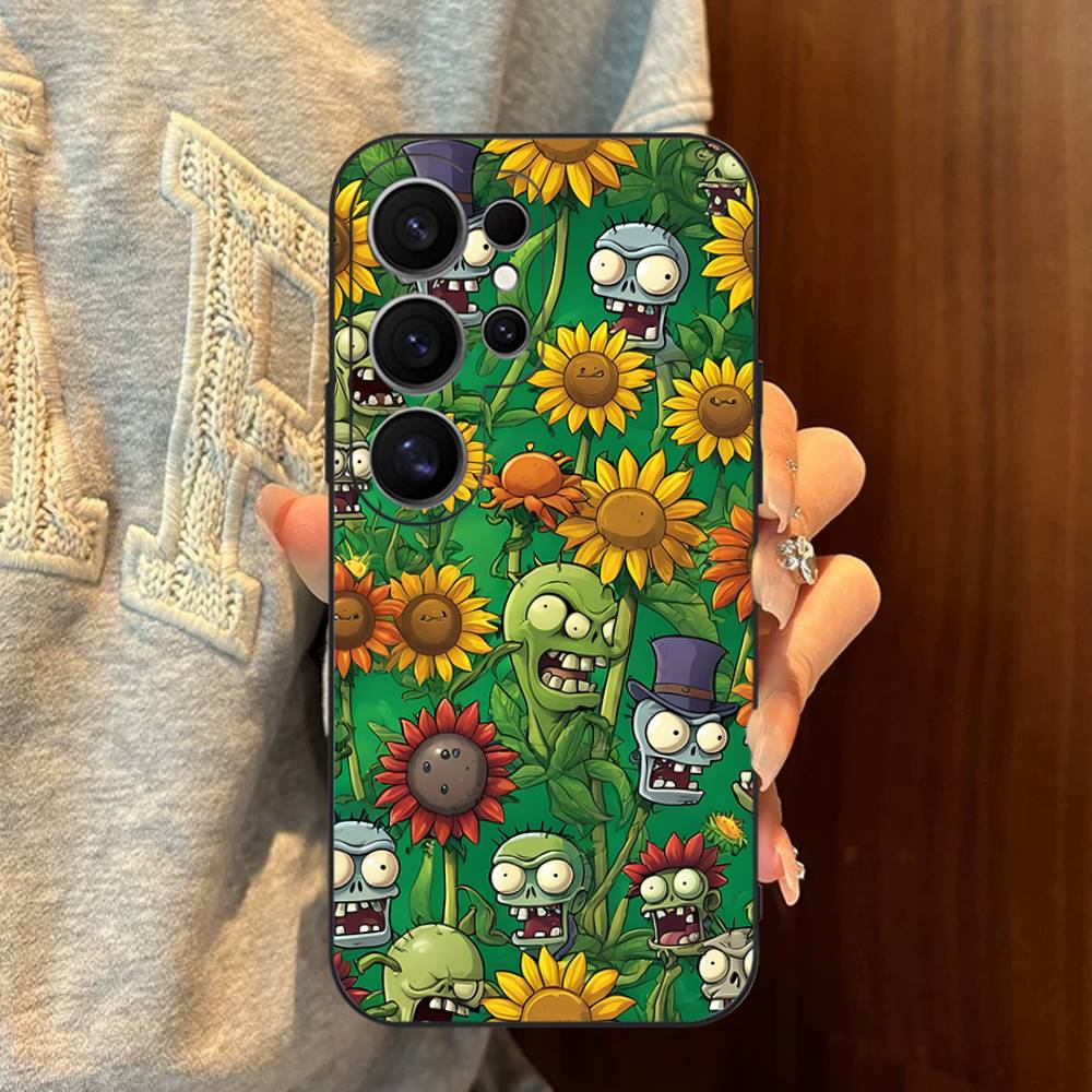Чехол для телефона Plants Vs Zombies Для Samsung S 24 Fe 25 Ultra Plus 20 Lite 21 30 22 23 24 22 Ultra 5G Fundas