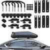 4 шт. U-образные монтажные кронштейны для багажника на крышу, зажимы для багажника на крышу для крепления крыши Бо