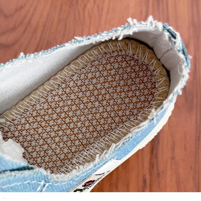 Platform Canvas Shoes, Schoolchildren, Soft Soles, Women's Shoes, Fashion, Slip-On Sneakers, Casual Shoes