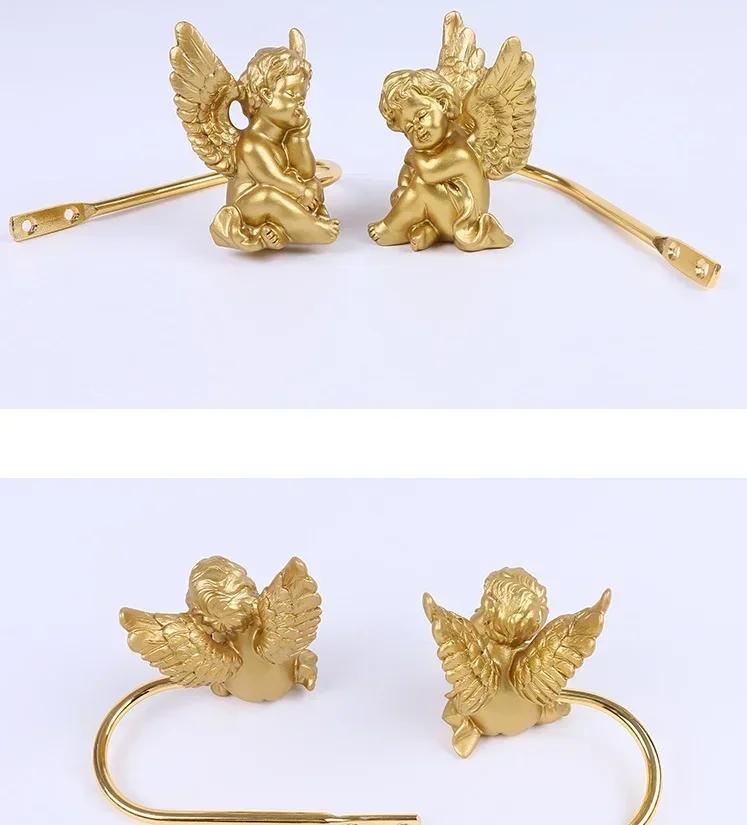 2 шт./комплект Держатели-крючки для подхватов штор Подхваты Спальня Гостиная Классический Ангел Аксессуары для декора штор Крючки для штор