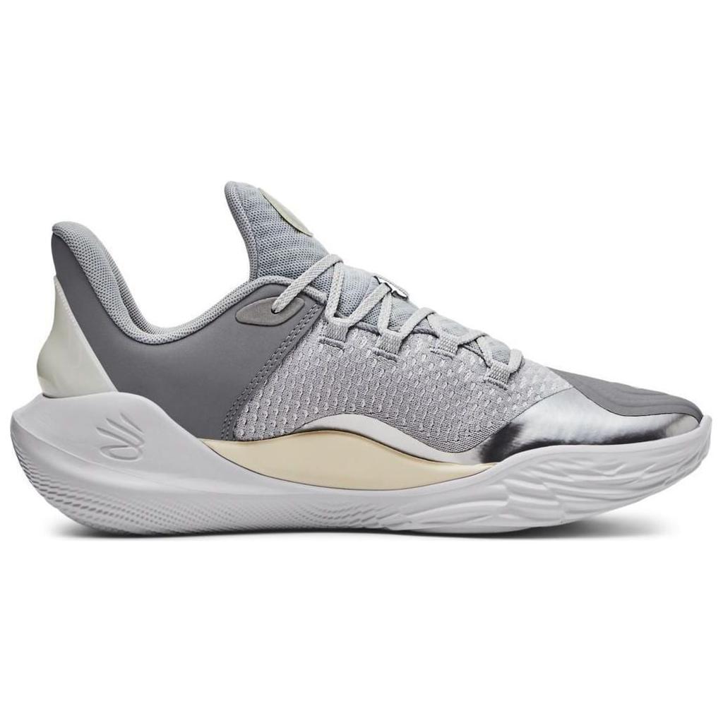 Under Armour Баскетбольные кроссовки Curry 11 Low top Унисекс Серый Белый 3027723-101