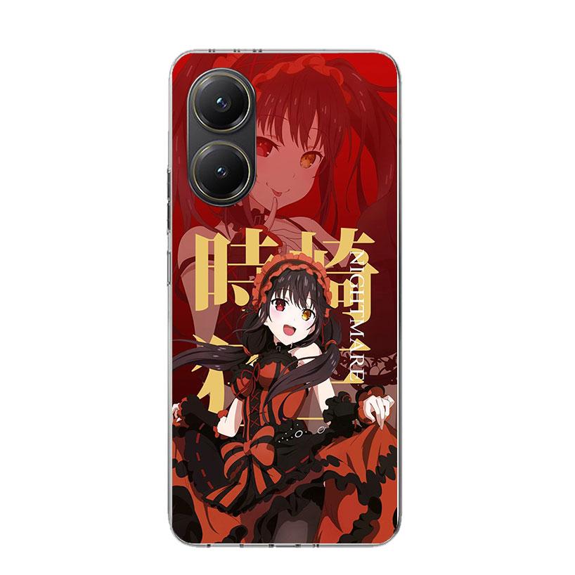 Чехол для телефона Date A Live Токисаки Куруми Для Xiaomi Poco X7 X6 X5 Pro F7 Ultra Redmi 15C 15 13 13C 12 12C 10 10A 10C 9 9A 9C 9T Co