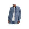 Рубашка Levis Barstow стандартного кроя, легкая, в западном стиле, с однотонным воротником на пуговицах, джинсовая рубашка с длинным рукавом для мужчин, синяя 85744-0067