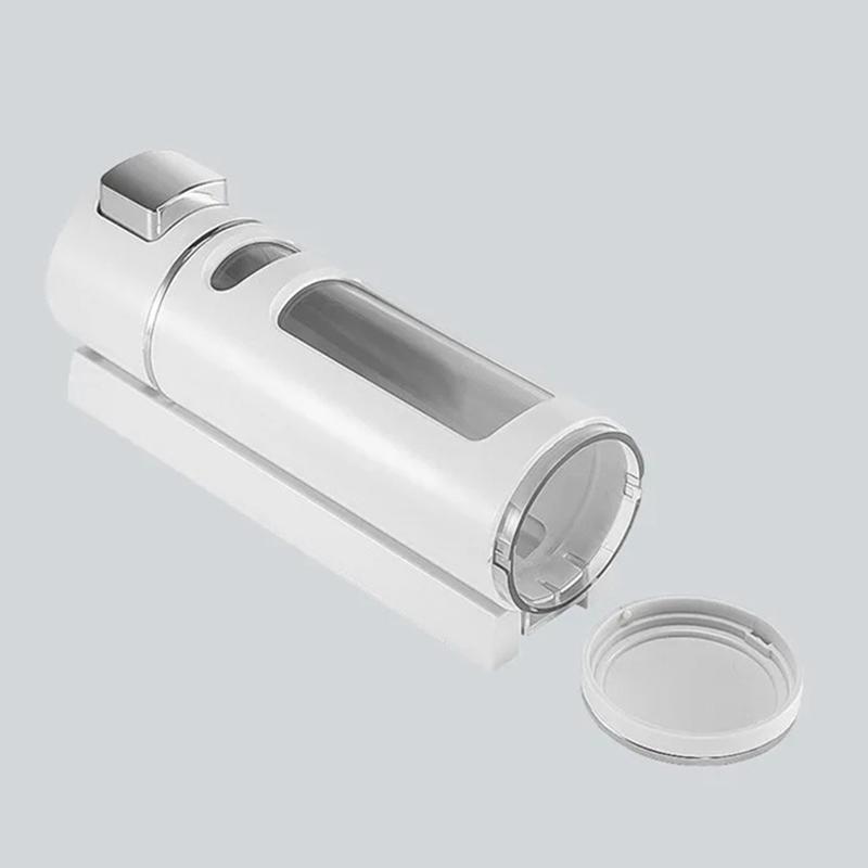 400Ml Shower Soap Dispenser Wall Mounted Shampoo And Conditioner Dispenser Adhesive Handwashing Fluid Dispenser