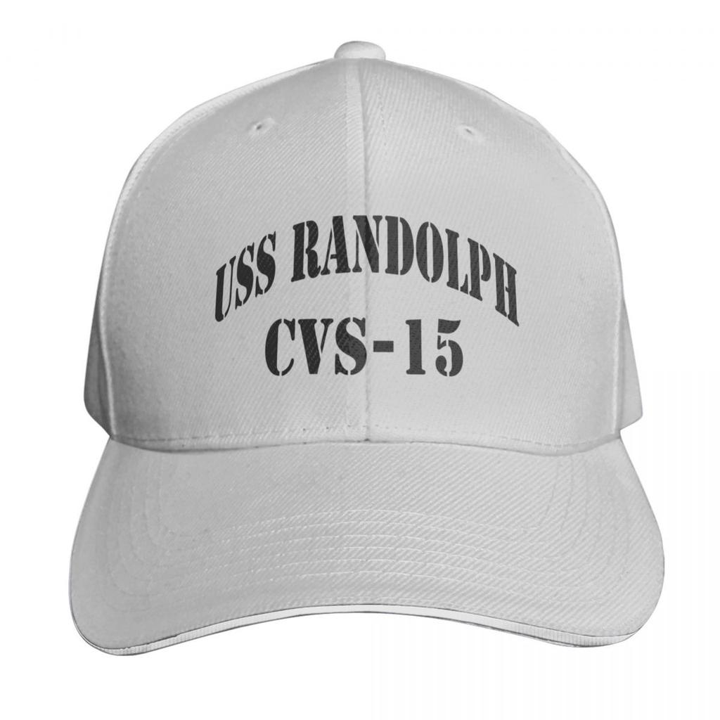 Uss Randolph (Cvs15) Ships Store Baseball Cap Contrast Two Tone Brim Snapback Flat Bill Strapback Dad Hat