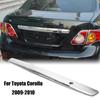Серебристая хромированная накладка на заднюю крышку багажника для Toyota Corolla 2009-2010 гг.