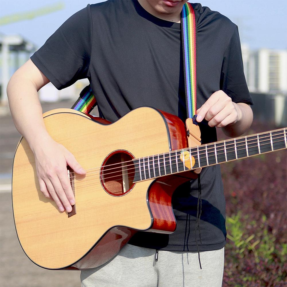 Rainbow Guitar Strap Electric Guitar Strap Acoustic Guitar Strap Acoustic Electric Guitar