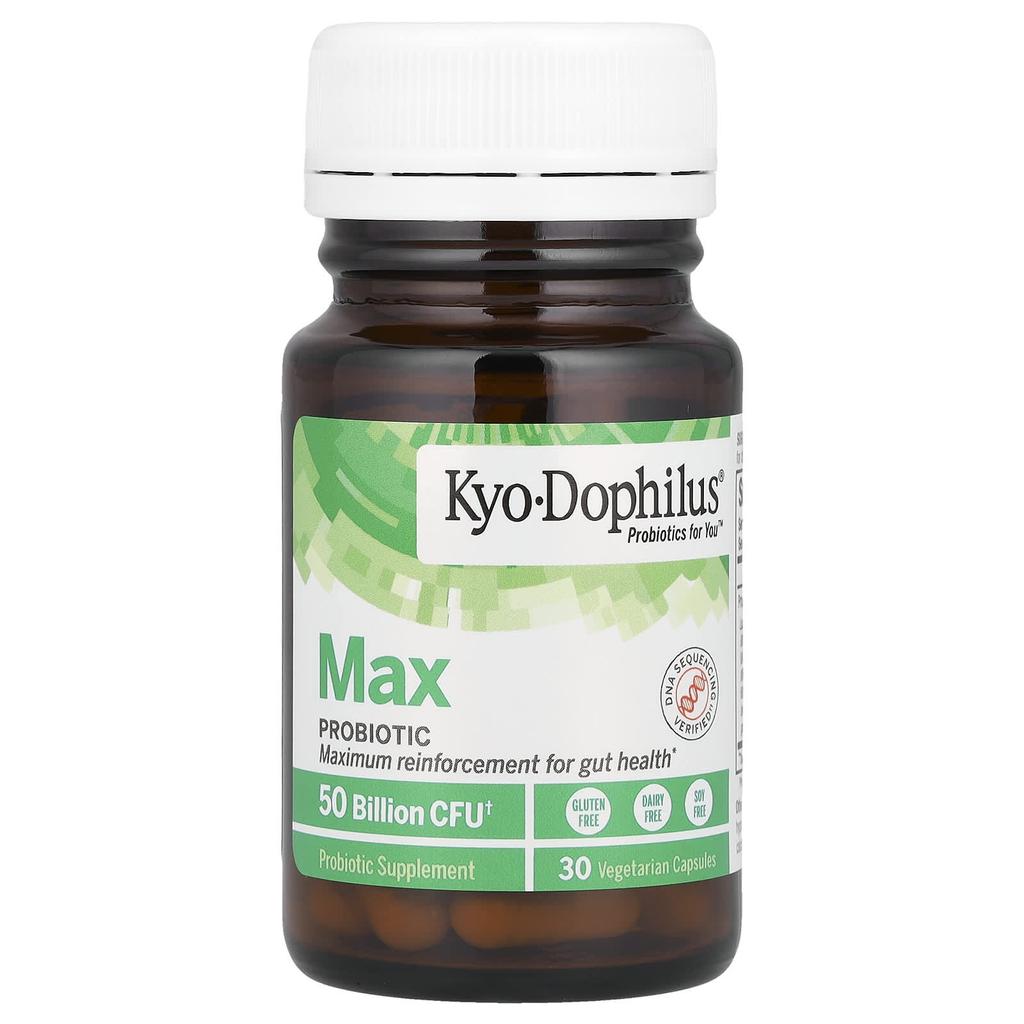 Kyo-Dophilus, Максимальный пробиотик, 50 миллиардов КОЕ, 30 растительных капсул