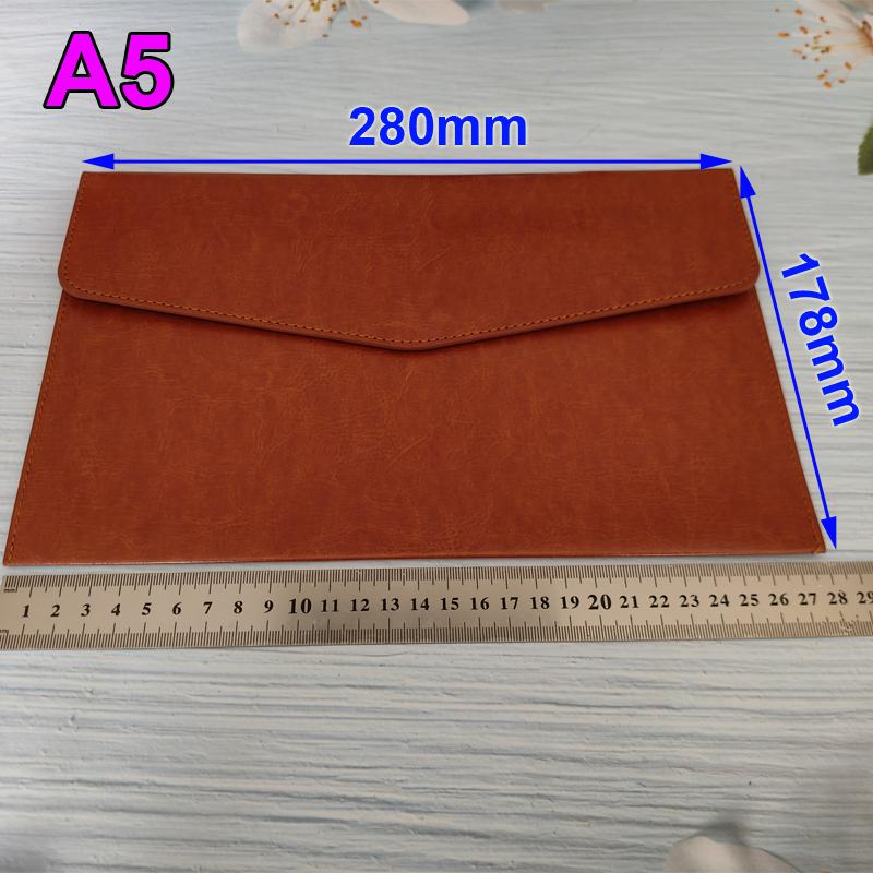 A4 A5 A6 Кожаная папка-файл Пакет данных Сумка для документов Модный портфель Договор данных Папка для счетов Школьные офисные принадлежности