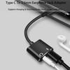 2 In 1 Charging Audio Cable Earphone Adapter Type-C Audio Splitter Adapter Type C To 3.5 Mm