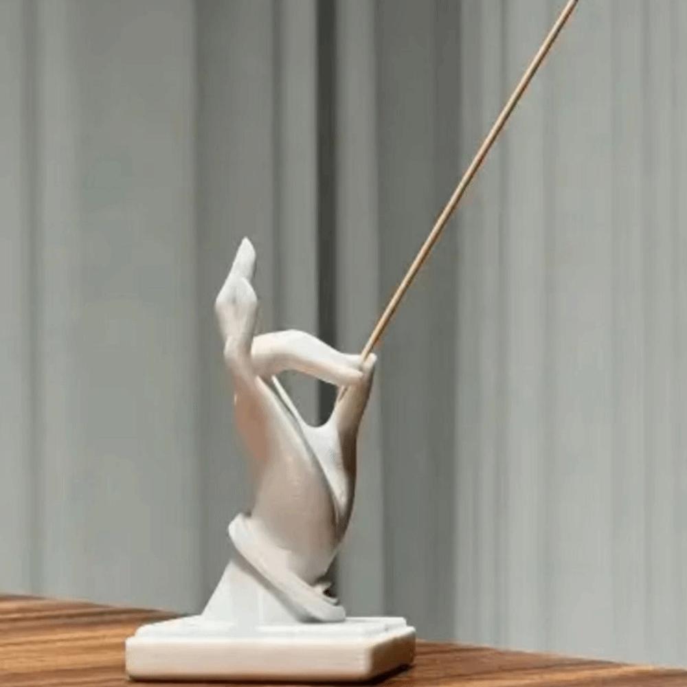 3D Printed Hand Shaped Incense Burner Plastic Finger Shaped Incense Stand Desktop