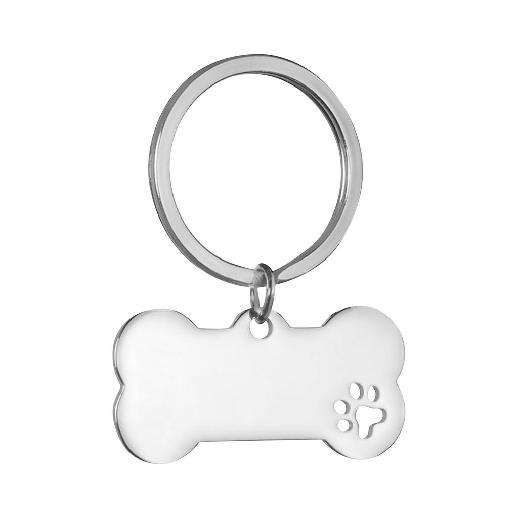 Полые кости лап из нержавеющей стали, титановая сталь, сделай сам, бирка для домашних животных, бирка для собаки, бирка для кошки