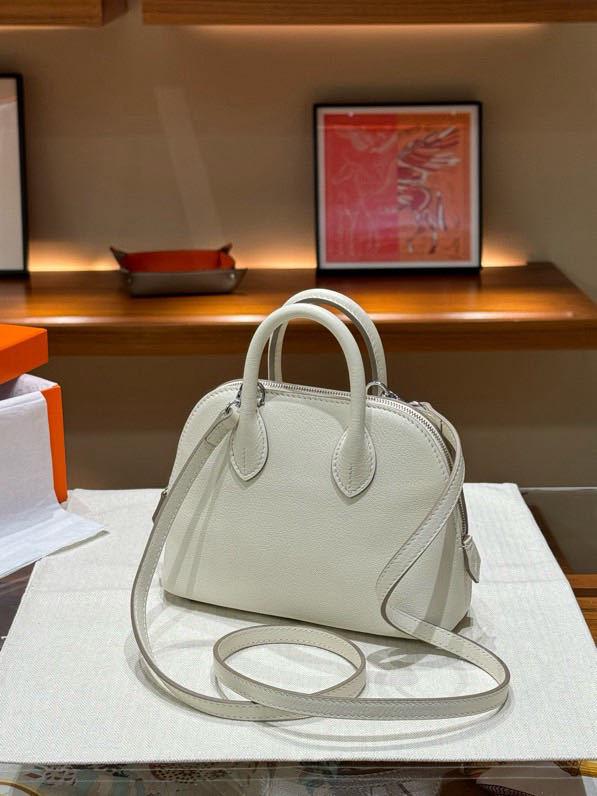 Мини-сумка через плечо из козьей кожи с зернистостью в виде боулинга