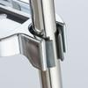 For 22 24 25 mm Bath Shower Silver Soap Dishes Adjustable Rail Slide Soap Holder Plates