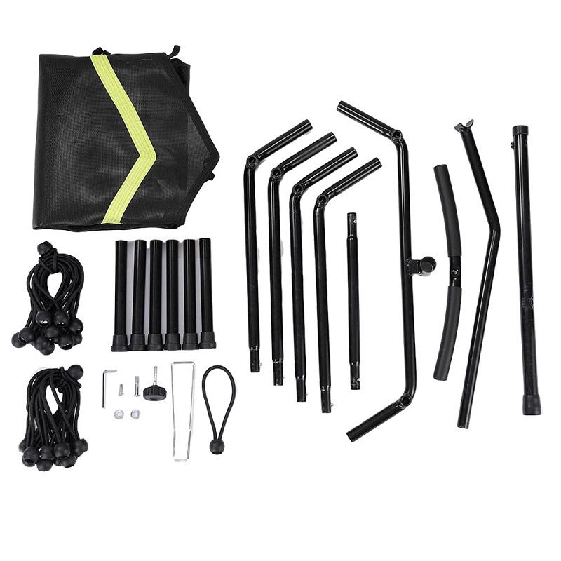 40-дюймовый батут для фитнеса с регулируемой ручкой, бесшумный батут, банджи-отбойник для детей и взрослых, прыжки, кардио-тренировки