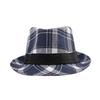 Клетчатая джазовая шляпа для мужчин, весна-лето, классическая клетчатая шляпа для женщин, британская винтажная панама, шляпа-федора, шляпа джентльмена, кепка с солнцезащитным козырьком