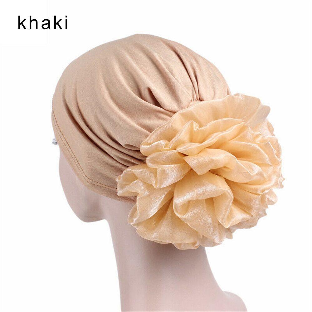 New Headwear Turban Head Wrap Hair Care Loss Cap Cancer Chemo Hijab Muslim Turban Hat