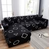 New Style Printed L Shape Sofa Covers For Living Room Sofa Protector Anti -Dust Elastic Stretch Covers For Corner Sofa Cover