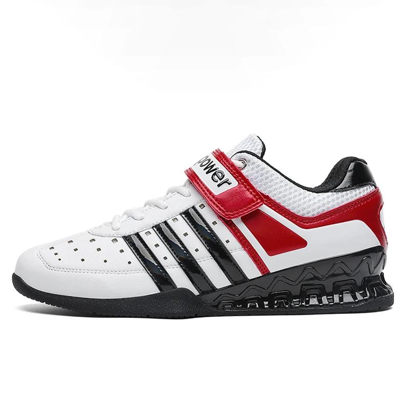 Мужские профессиональные кроссовки для тяжелой атлетики, приседаний, становой тяги, нескользящие, для зала, удобные, высококачественные, для тренировок, пауэрлифтинга