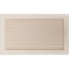 Vent Cover 22x37 Cream with Blinds
