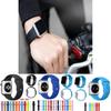 Ремешок для Apple Watch с тонкой талией, силиконовый ремешок, двойная пряжка, легкий, для фитнеса
