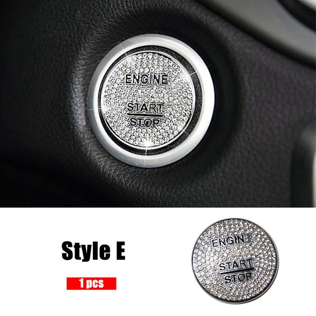 Для Mercedes Benz C GLC Class W205 X253 Накладка на центральную консоль с бриллиантами, кристаллическая наклейка, аксессуары для интерьера