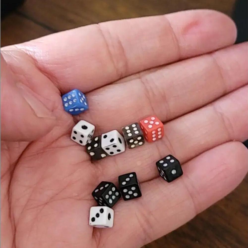 5mm Mini Dice 6 Sided Party Dice D6 Colored Dice  Gambling Game