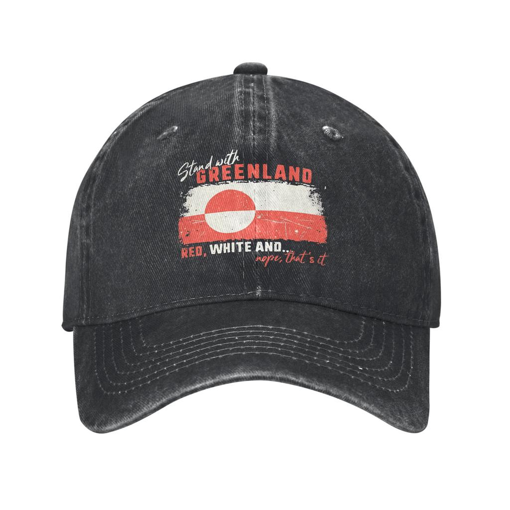 Hands Off Greenland Is Not For Sale MGGA Print Cap For Unisex Cotton Trucker Hat Daily Wear Baseball Cap Adjustable
