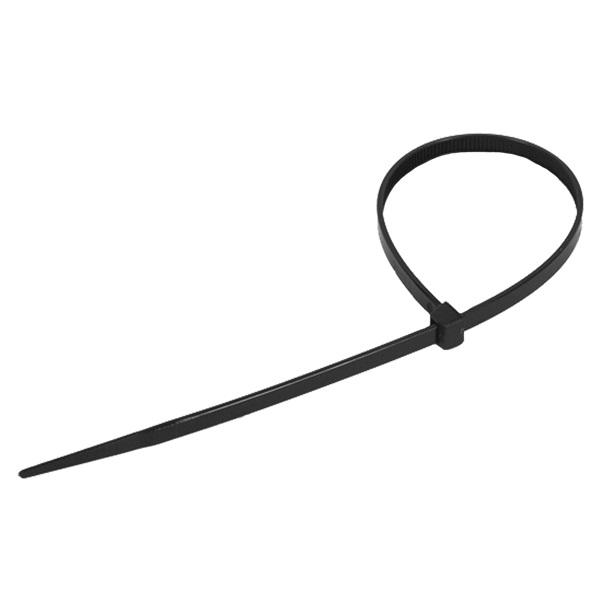 Cable Tie 100 Pcs Nylon Black 4.8*250Mm - Smand48250Nz