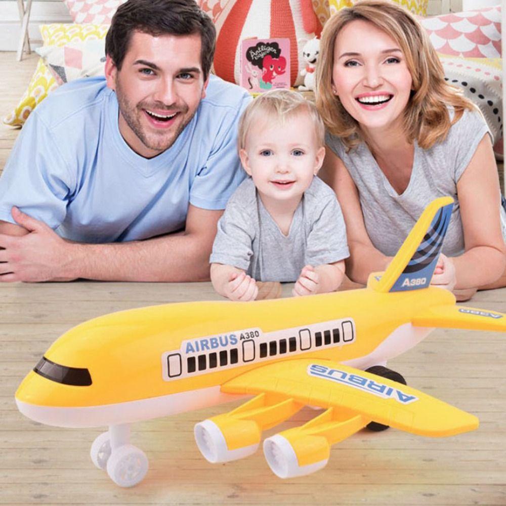 Модель игрушечного пассажирского самолета Модель инерциального пассажирского самолета Игрушка Авиация Пассажирский самолет Игрушка