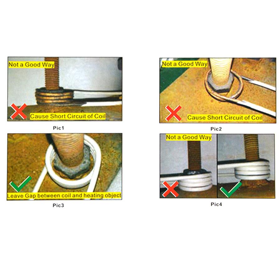 1000W LED Ductor Magnetic Induction Heater Car Body Rust Flameless Heat Remover