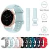 Ремешок для часов Garmin Active S Strap Silmplicity Легкий силиконовый браслет для Forerunner 265S 266S Venu 2S 3S Band 18 мм