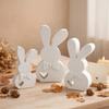 Flexible Easter Rabbit Silicone Mold Non-Stick DIY Candle Mold Resin Casting Molds  Offices Decor