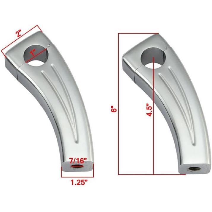 Handlebar Clamp Riser for Shadow 750 for Aero for VTX1300C for VTX 1300 for Tourer for VTX 1800N for VTX 1800 for Retro Motorcycle Handlebar Risers