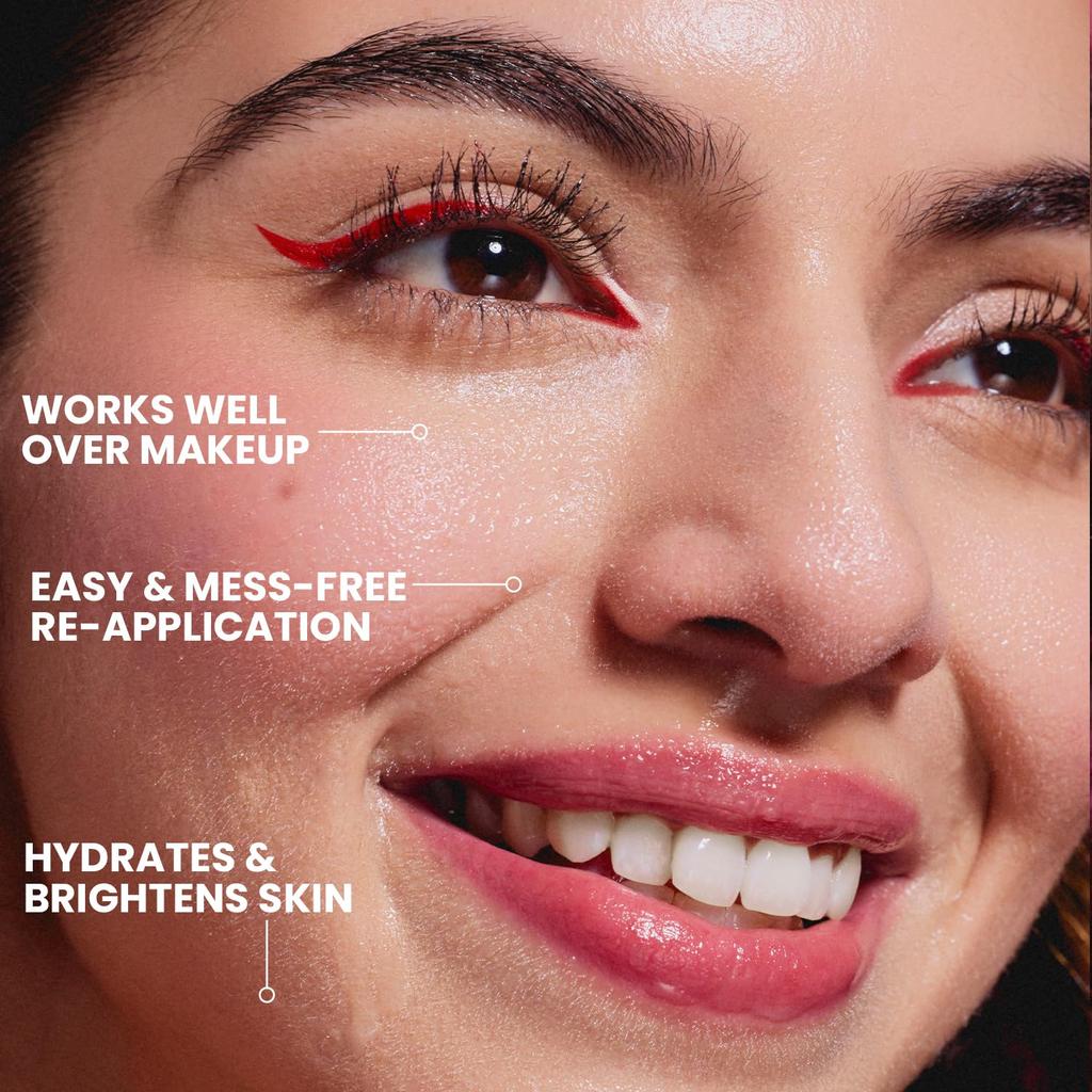 Dot & Key Strawberry Niacinamide Sunscreen Mist SPF 50+ PA+++ Lightweight Makeup Friendly Hydrating Spray 80 ml