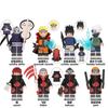 8 шт. Наруто пазл собранный ниндзя строительный блок минифигурка игрушка DIY образовательный строительный блок минифигурка кукла