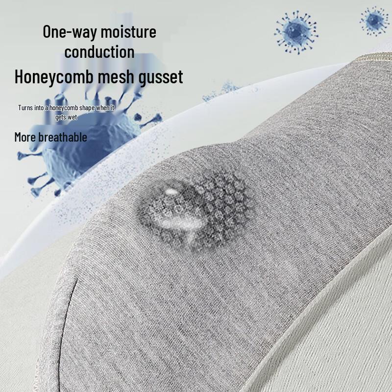 Nanjiren Мужские хлопковые антибактериальные дышащие трусы-боксеры