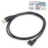 C0402 Прямоугольный соединительный кабель Micro USB-USB длиной 1 м для зарядки передачи данных