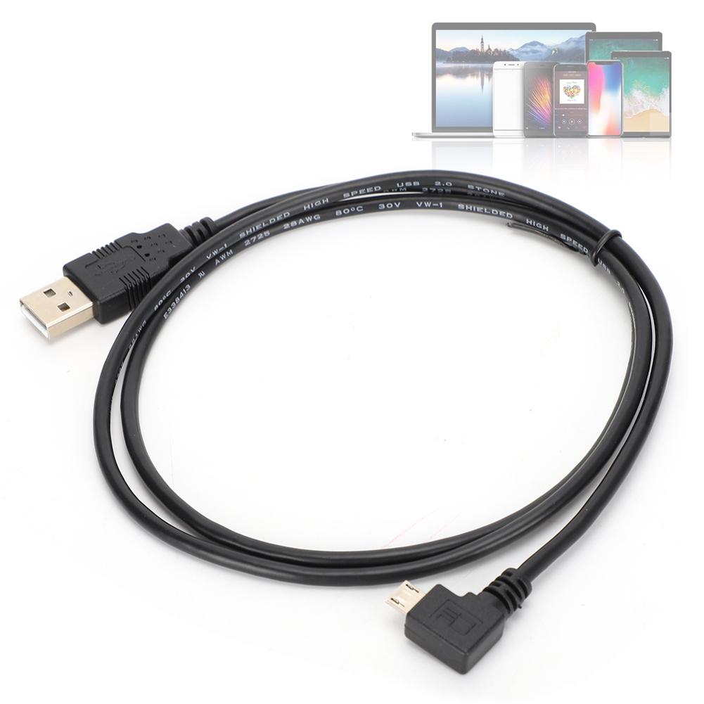 C0402 Прямоугольный соединительный кабель Micro USB-USB длиной 1 м для зарядки передачи данных