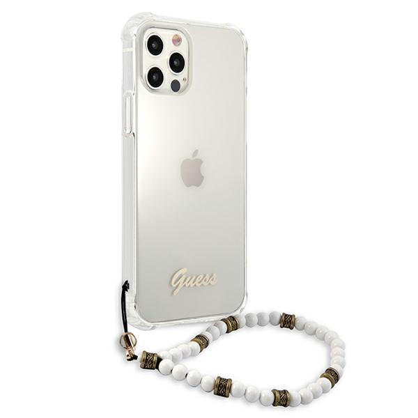 Guess Guhcp12Lkpswh Iphone 12 Pro Max6,7 Transparent Hardcase White Pearl