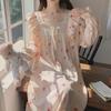 Women's Lace Long-Sleeve Nightdress - Spring/Autumn Princess Style Pajamas