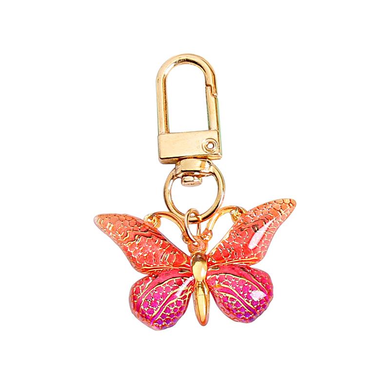1 шт. Сплав Брелок Шарм Брелок Сумка Женский Подарок Брелок Бабочка Рюкзак Многоцветный