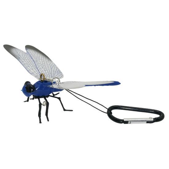 Поддельное украшение в виде стрекозы с карабином, портативное средство от комаров для кемпинга, имитация 3D