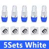 NAC3FCA NAC3FCB 3Pin Power Connector LED Speakon Male Plug Blue (Input)+White (Output) Plug+Female Socket 20A 250VAC